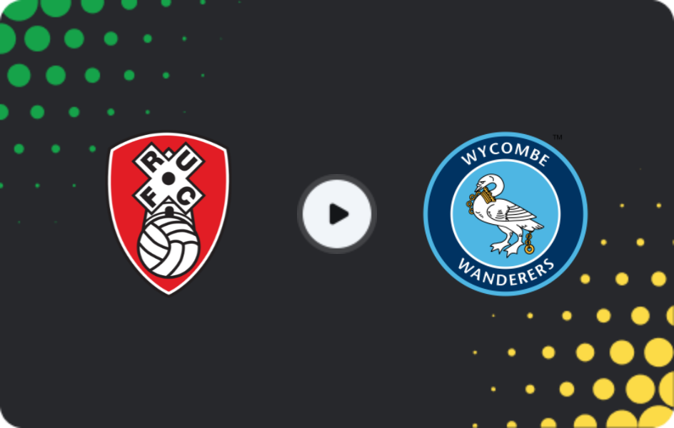 Where to watch Rotherham — Wycombe, League One, 29.11.2025