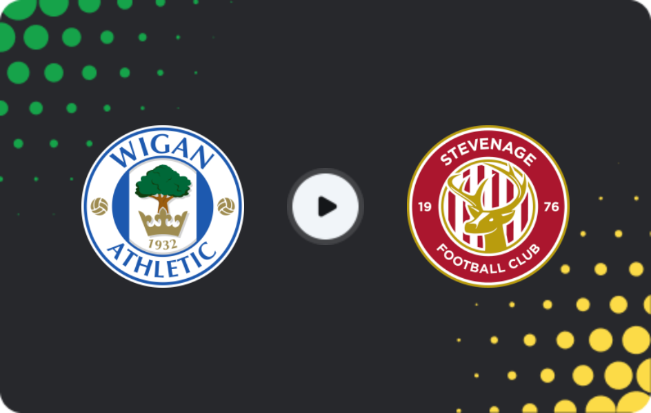Where to watch Wigan — Stevenage, League One, 29.11.2025