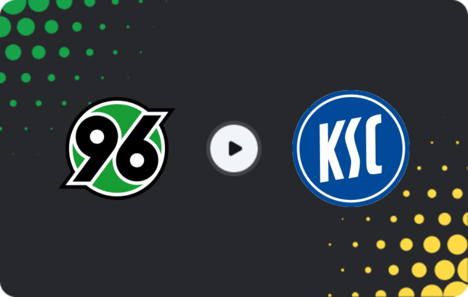 Where to watch Hannover — Karlsruher, 2. Bundesliga, 28.11.2025