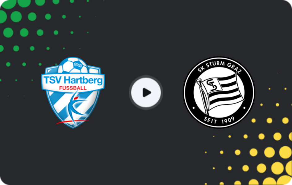 Where to watch TSV Hartberg — Sturm Graz, Bundesliga, 30.11.2025