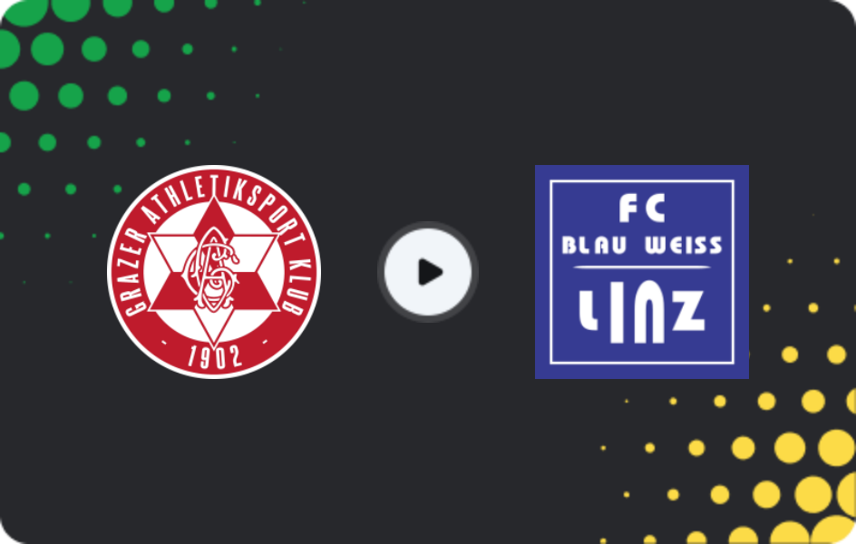 Where to watch Grazer AK — BW Linz, Bundesliga, 29.11.2025
