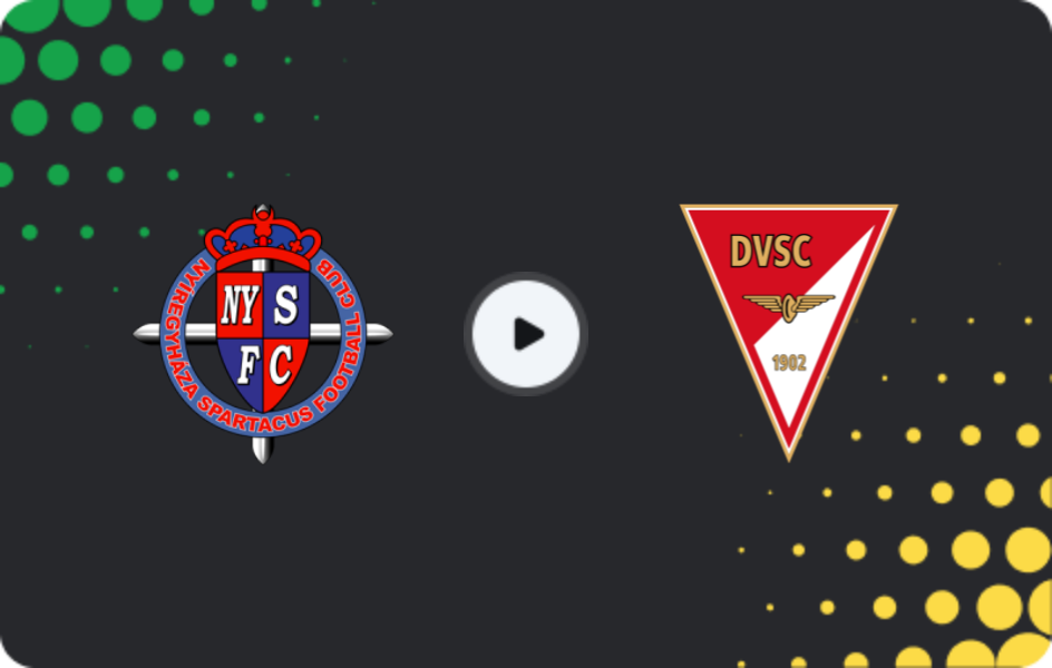Where to watch Nyiregyhaza — Debrecen, NB I, 29.11.2025