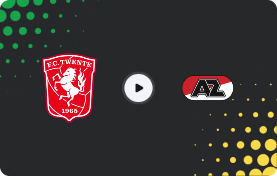 Where to watch Twente — AZ Alkmaar, Eredivisie, 30.11.2025