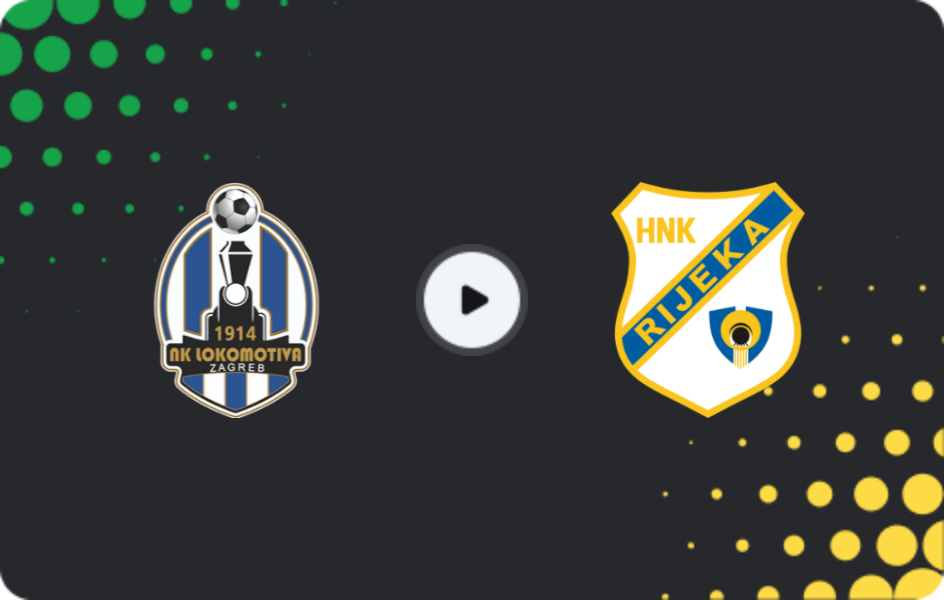 Where to watch Lokomotiva Zagreb — HNK Rijeka, HNL, 29.11.2025