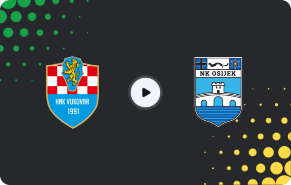 Where to watch Vukovar — Osijek, HNL, 29.11.2025
