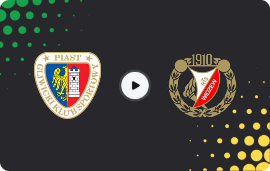 Where to watch Piast Gliwice — Widzew Łódź, Ekstraklasa, 29.11.2025