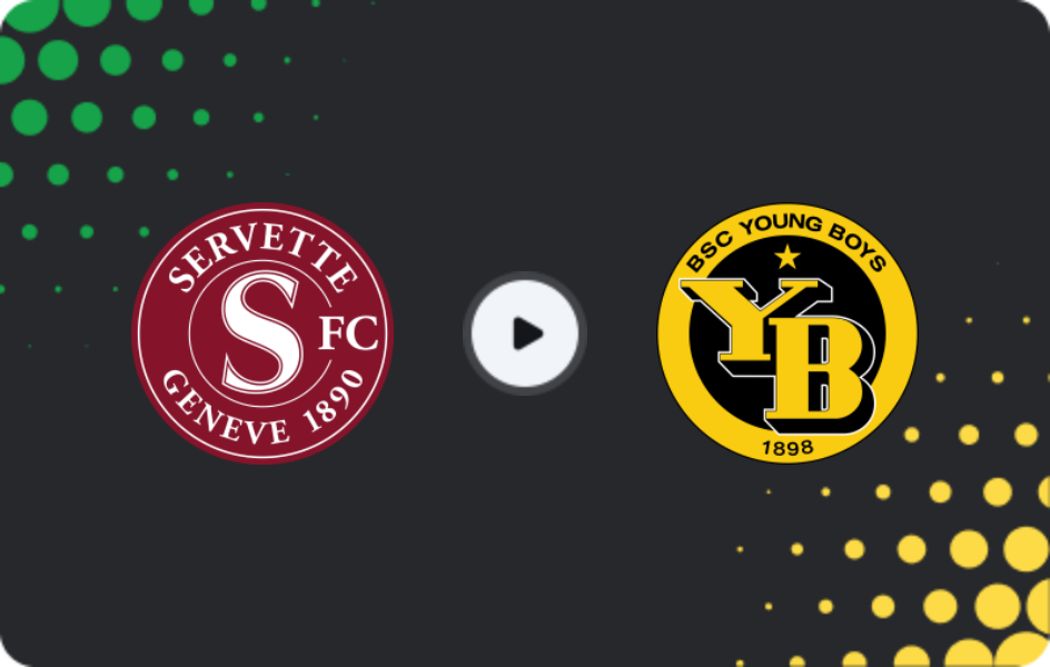 Where to watch Servette — Young Boys, Super League, 30.11.2025