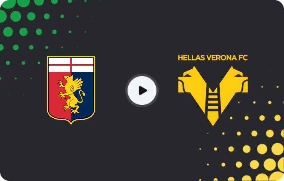 Where to watch Genoa — Verona, Serie A, 29.11.2025