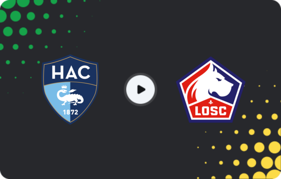 Where to watch Le Havre — Lille, Ligue 1, 30.11.2025