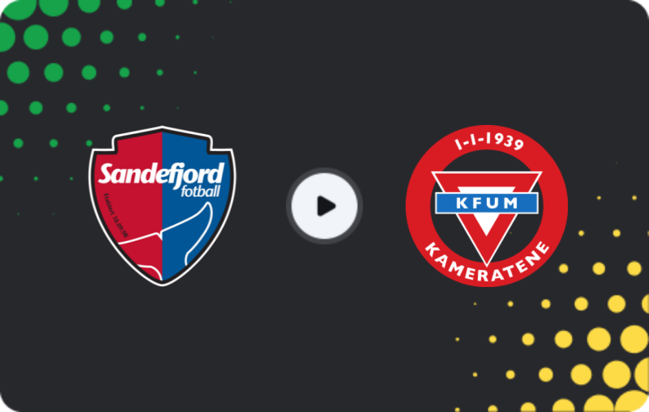 Where to watch Sandefjord — KFUM Oslo, Eliteserien, 30.11.2025