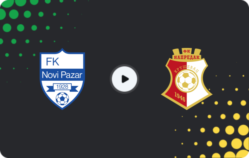 Where to watch Novi Pazar — Napredak, Super Liga, 29.11.2025