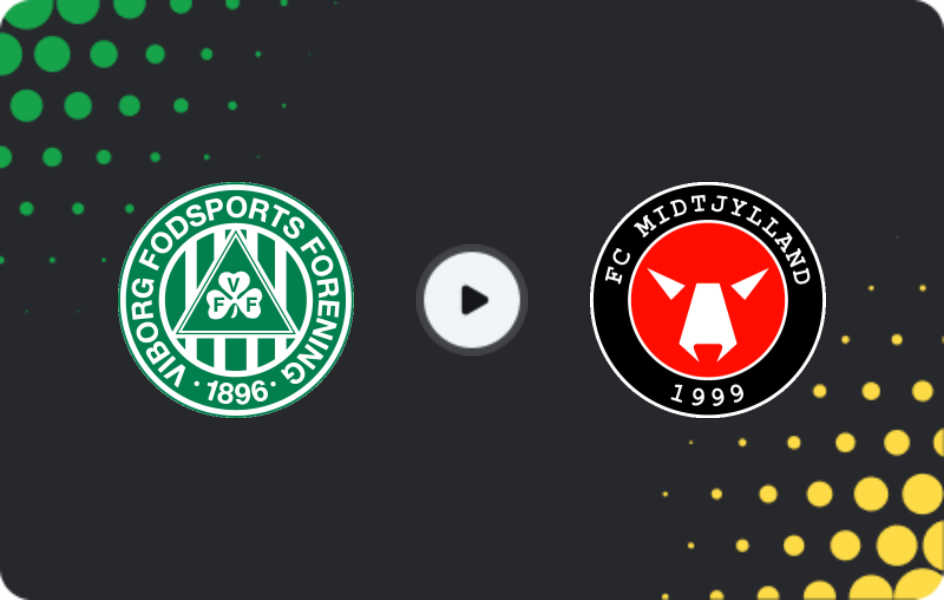Where to watch Viborg — Midtjylland, Superliga, 07.12.2025
