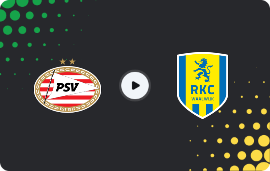 Where to watch Jong PSV — Waalwijk, Eerste Divisie, 01.12.2025