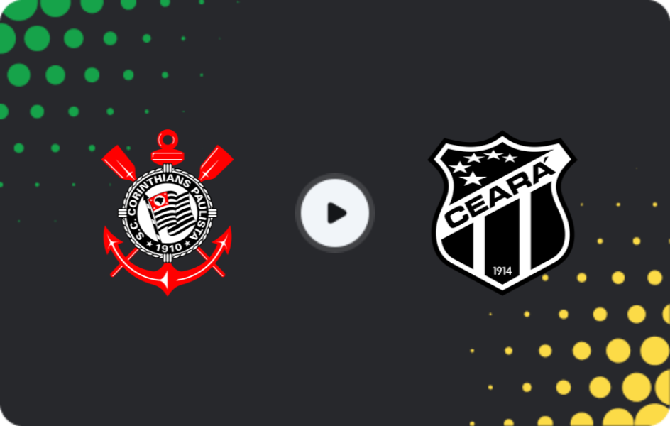 Where to watch Corinthians — Ceara, Serie A, 09.11.2025