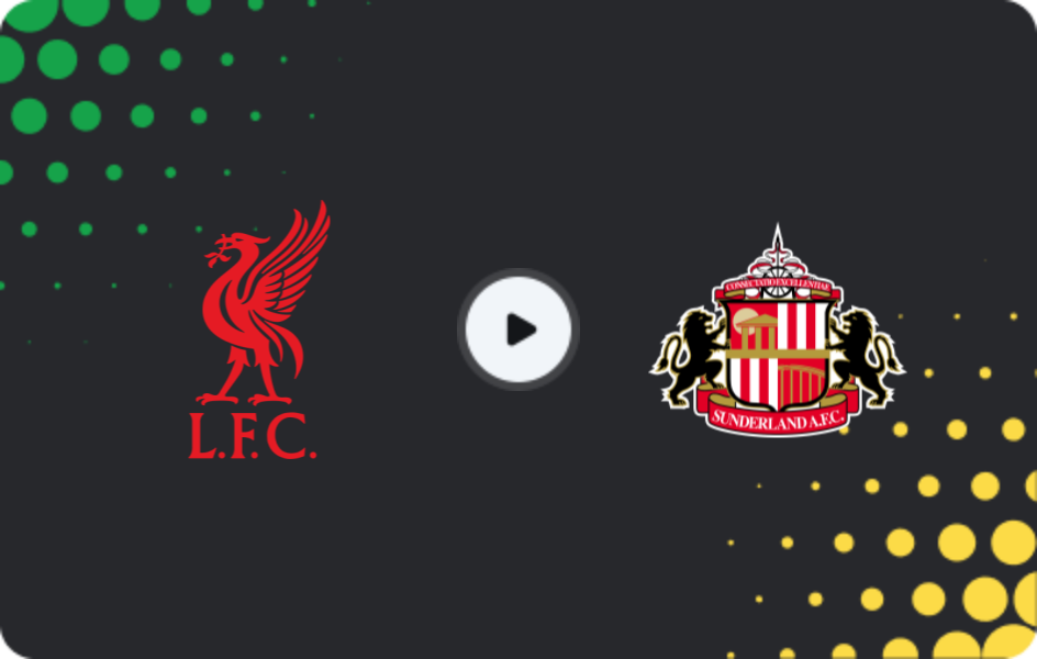 Where to watch Liverpool — Sunderland, Premier League, 03.12.2025