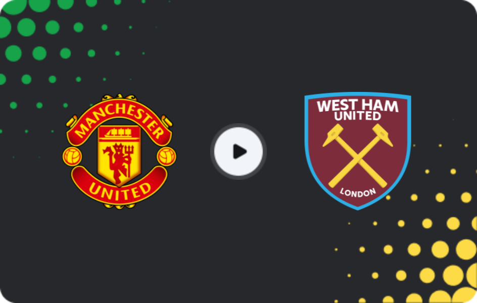 Where to watch Manchester United — West Ham, Premier League, 04.12.2025