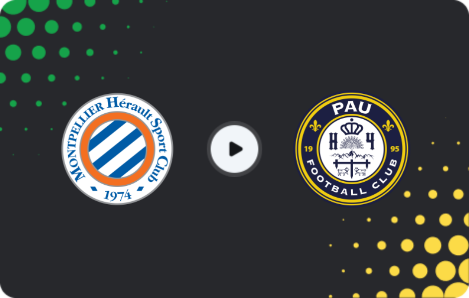 Where to watch Montpellier — Pau, Ligue 2, 06.12.2025