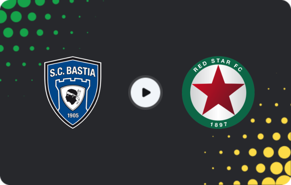 Where to watch Bastia — Red Star, Ligue 2, 05.12.2025