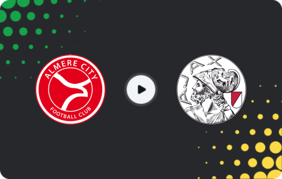 Where to watch Almere City FC — Jong Ajax, Eerste Divisie, 05.12.2025