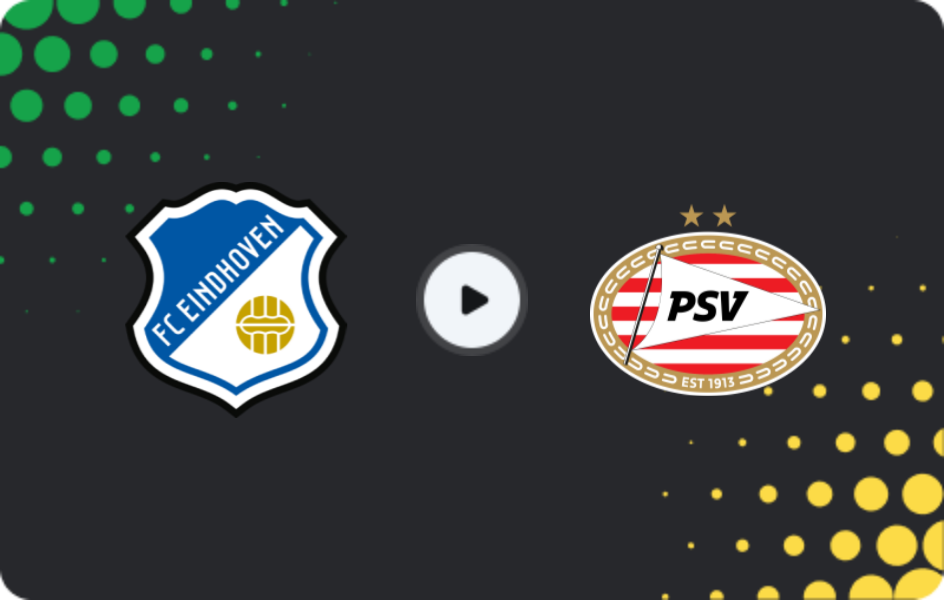 Where to watch FC Eindhoven — Jong PSV, Eerste Divisie, 05.12.2025