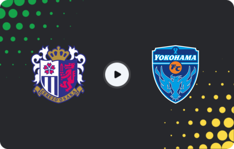 Where to watch Cerezo Osaka — Yokohama FC, J1 League, 06.12.2025