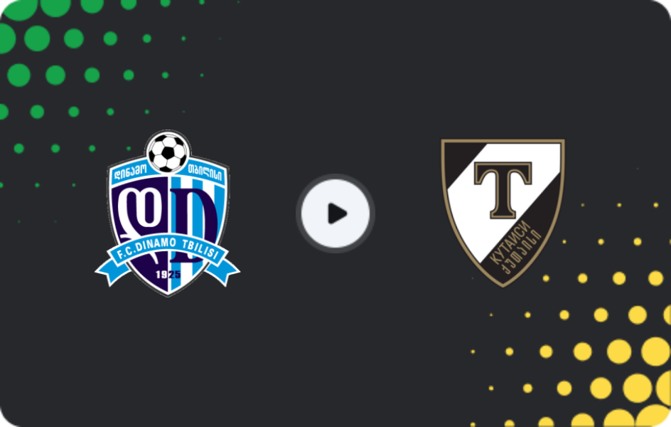 Where to watch Dinamo Tbilisi — Torpedo Kutaisi, Erovnuli Liga, 29.11.2025