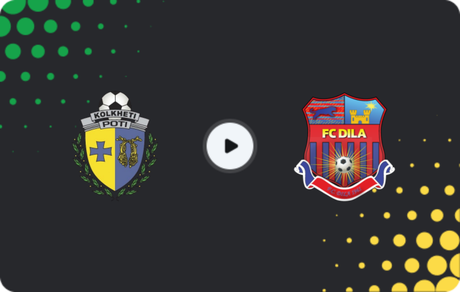Where to watch Kolkheti Poti — Dila, Erovnuli Liga, 29.11.2025