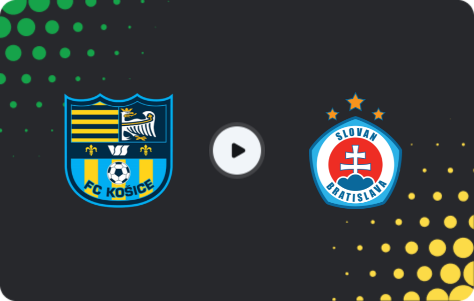 Where to watch FK Košice — Slovan Bratislava, Super Liga, 06.12.2025