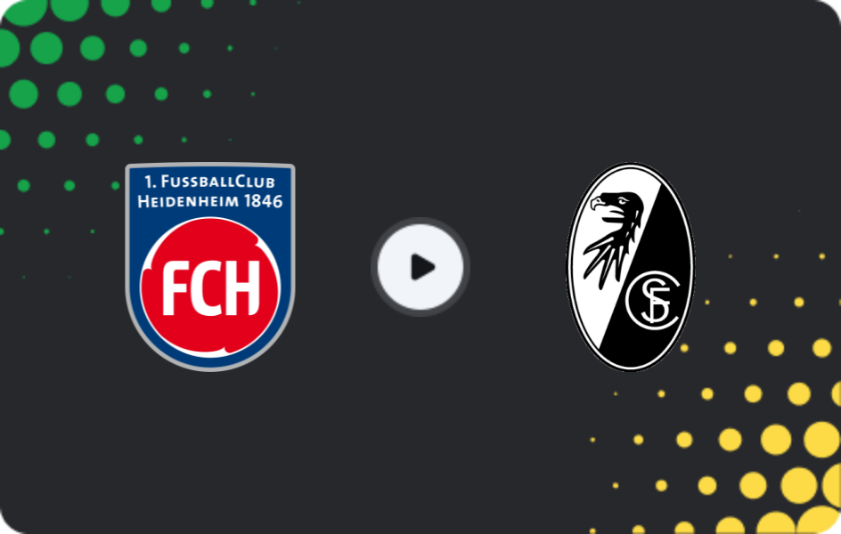 Where to watch Heidenheim — Freiburg, Bundesliga, 06.12.2025