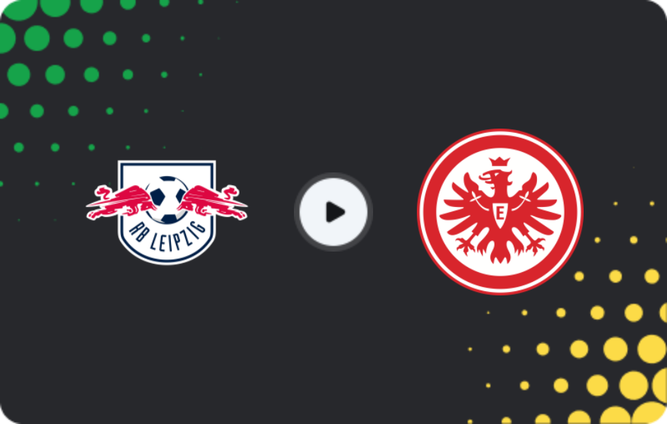 Where to watch RB Leipzig — Eintracht Frankfurt, Bundesliga, 06.12.2025