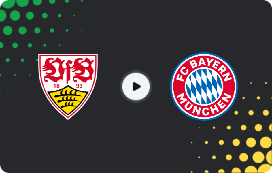 Where to watch Stuttgart — Bayern, Bundesliga, 06.12.2025