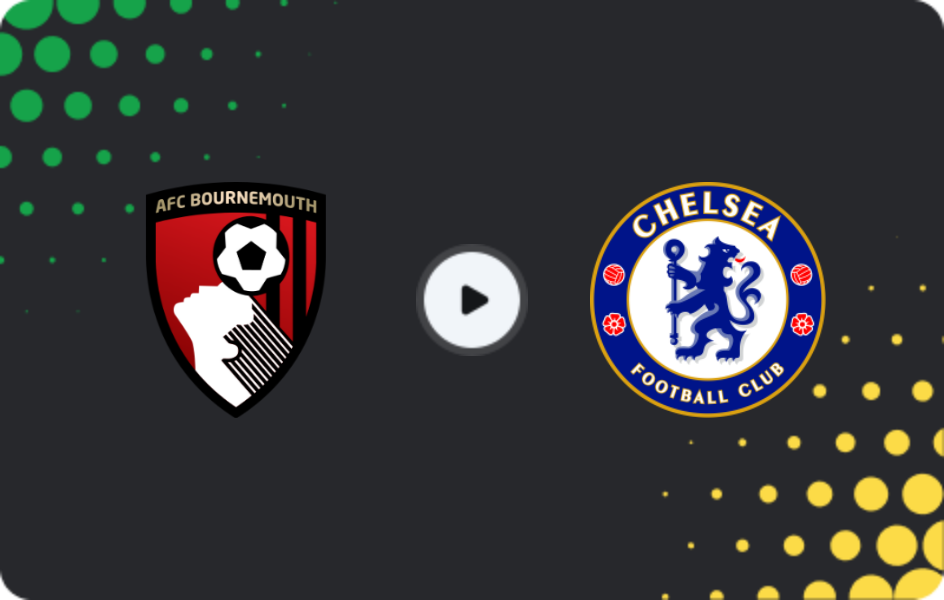 Where to watch Bournemouth — Chelsea, Premier League, 06.12.2025