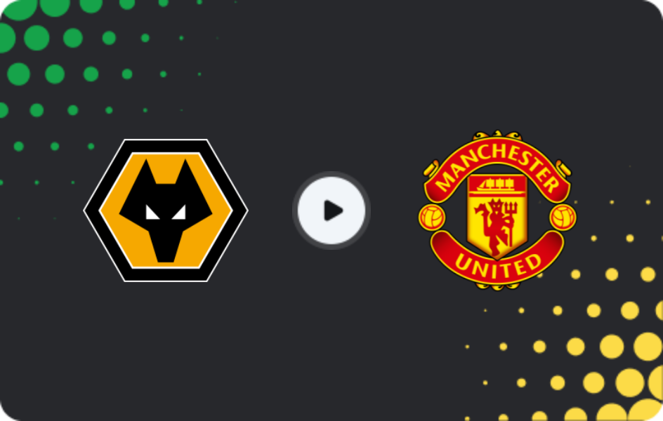 Where to watch Wolverhampton — Manchester United, Premier League, 08.12.2025