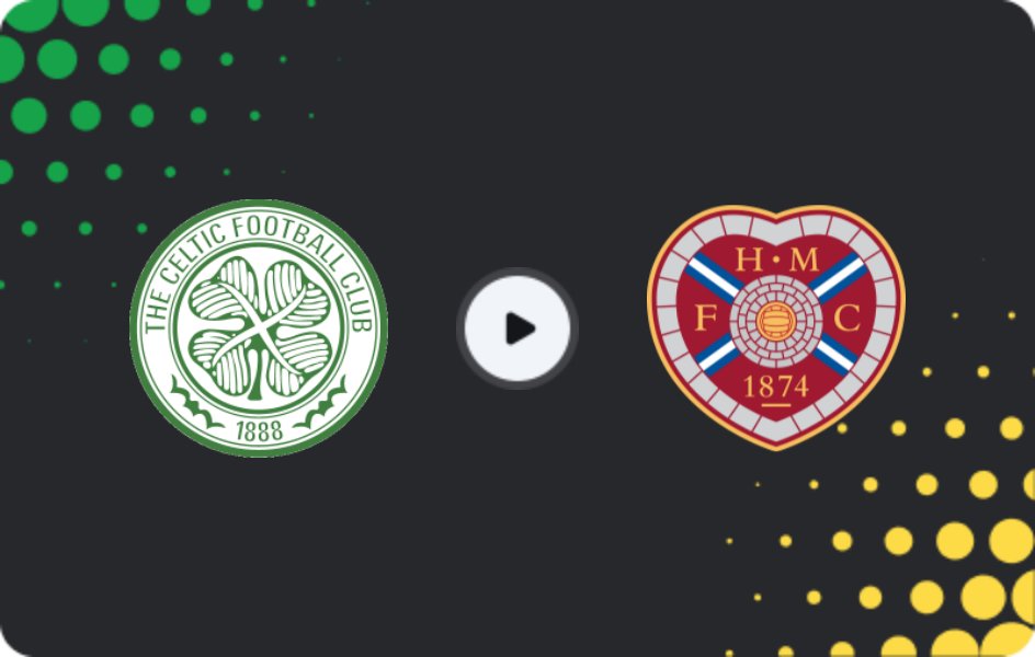 Where to watch Celtic — Hearts, Premiership, 07.12.2025