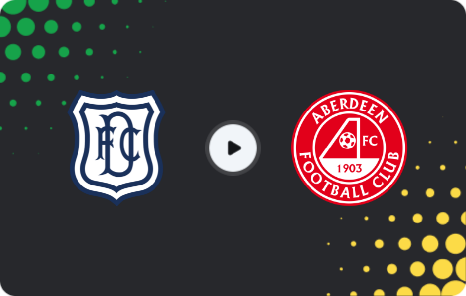 Where to watch Dundee FC — Aberdeen, Premiership, 06.12.2025