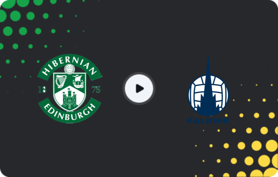 Where to watch Hibernian — Falkirk, Premiership, 06.12.2025