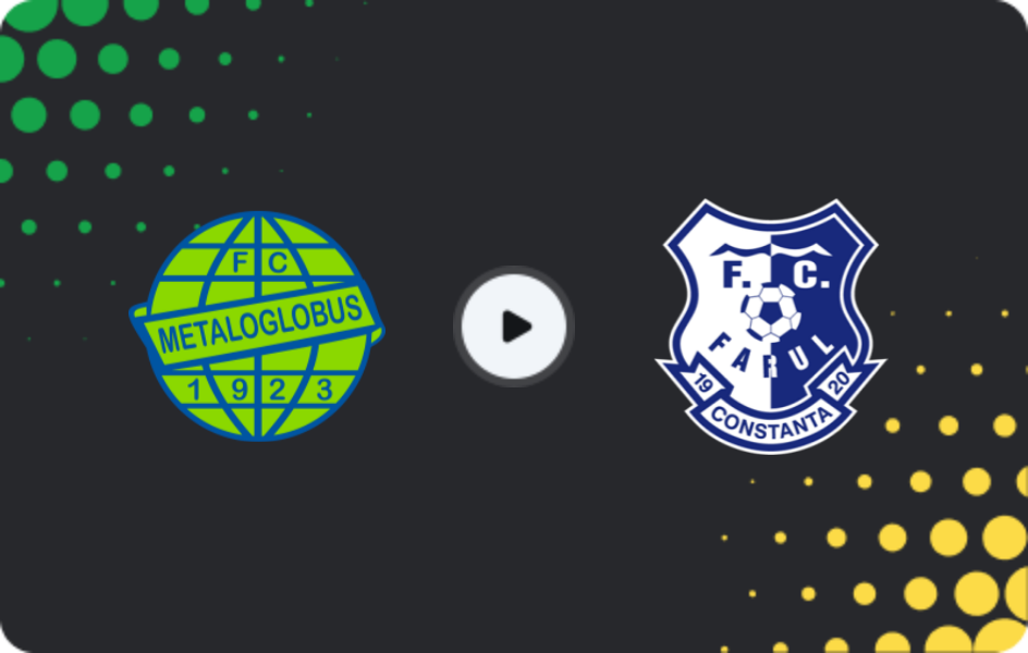 Where to watch Metaloglobus — Farul Constanta, Liga I, 06.12.2025