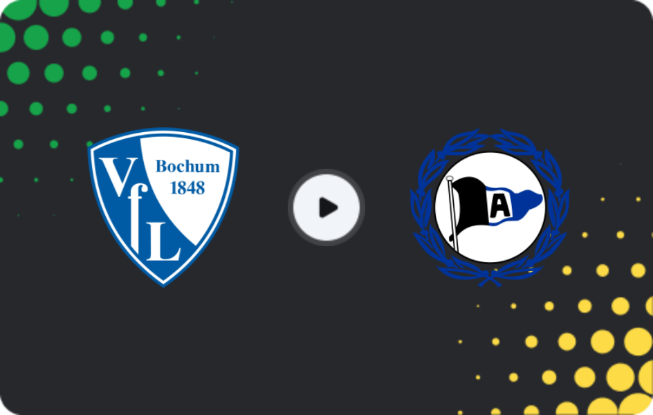 Where to watch Bochum — Arminia Bielefeld, 2. Bundesliga, 07.12.2025