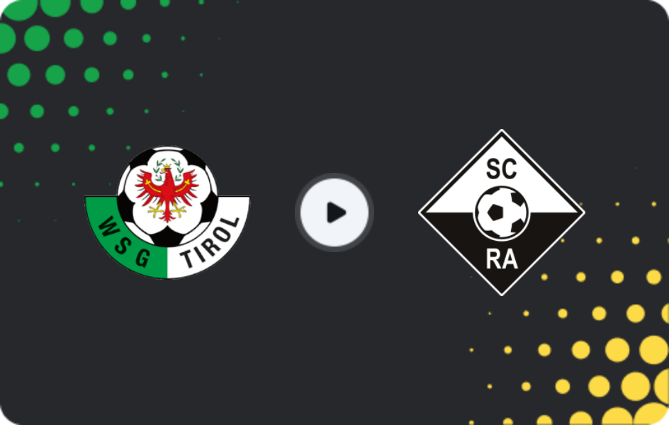 Where to watch WSG Tirol — SCR Altach, Bundesliga, 07.12.2025