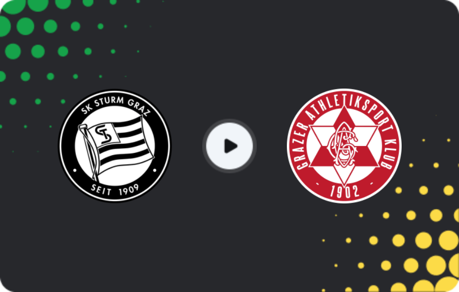 Where to watch Sturm Graz — Grazer AK, Bundesliga, 07.12.2025