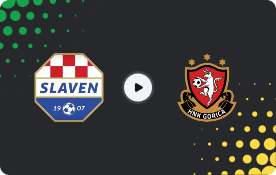 Where to watch Slaven Belupo — HNK Gorica, HNL, 06.12.2025