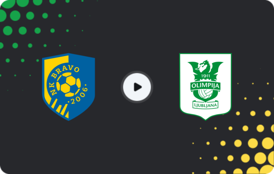 Where to watch Bravo — Olimpija Ljubljana, PrvaLiga, 06.12.2025