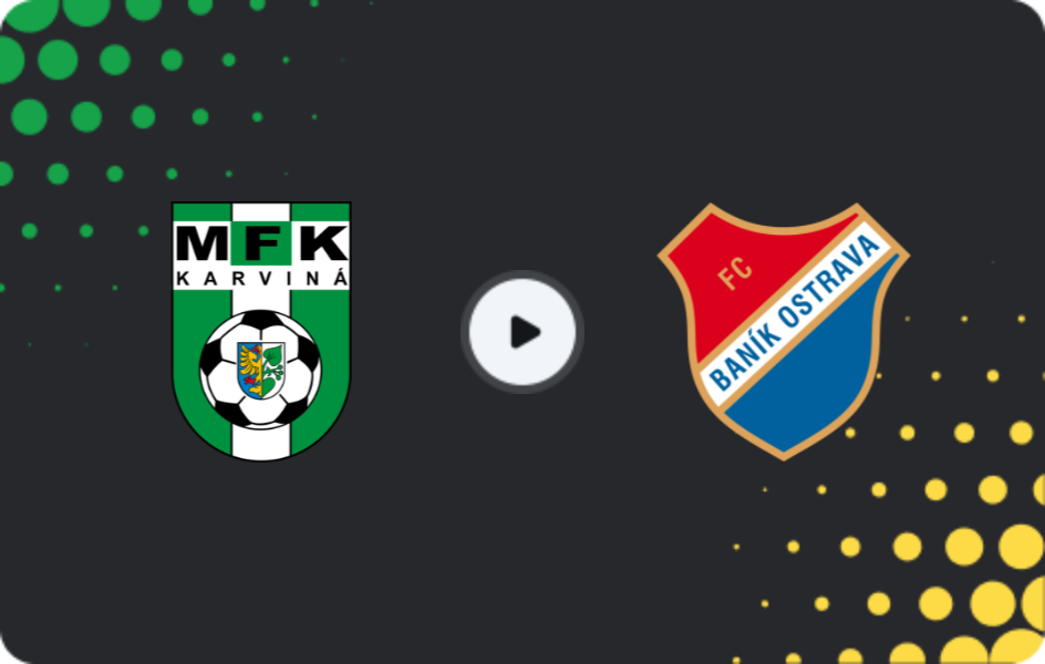Where to watch Karviná — Baník Ostrava, First Liga, 07.12.2025