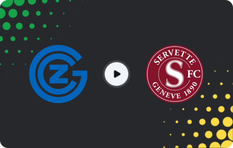 Where to watch Grasshoppers — Servette, Super League, 06.12.2025