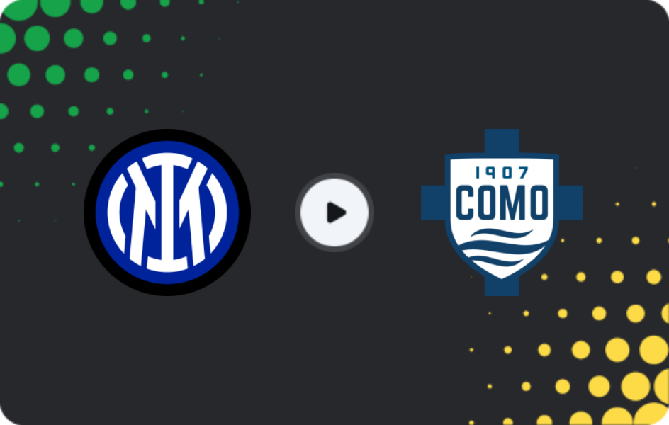 Where to watch Inter — Como, Serie A, 06.12.2025