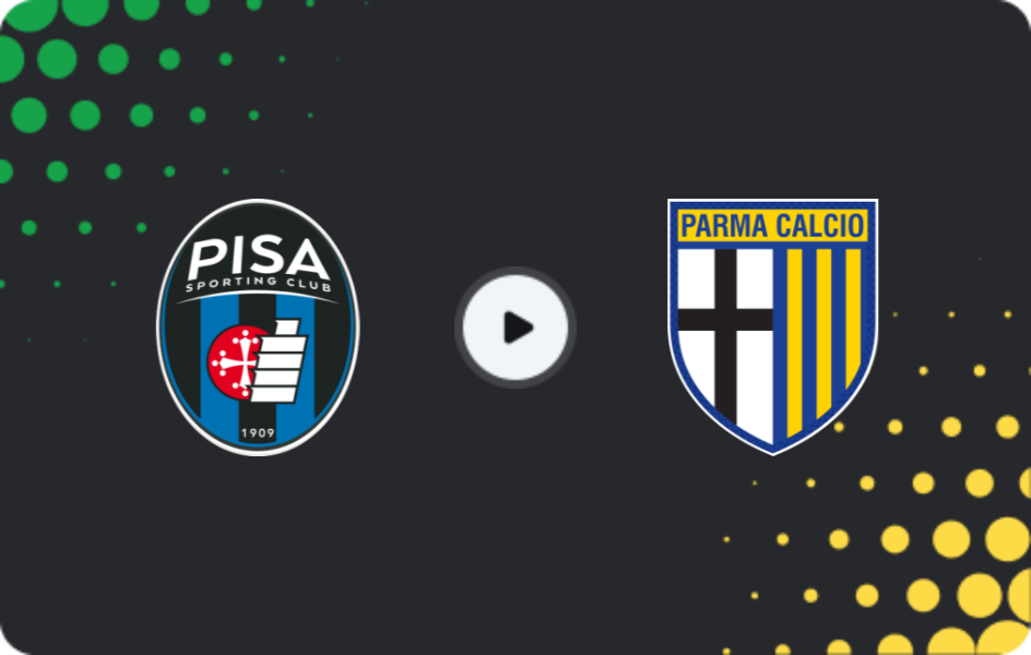 Where to watch Pisa — Parma, Serie A, 08.12.2025