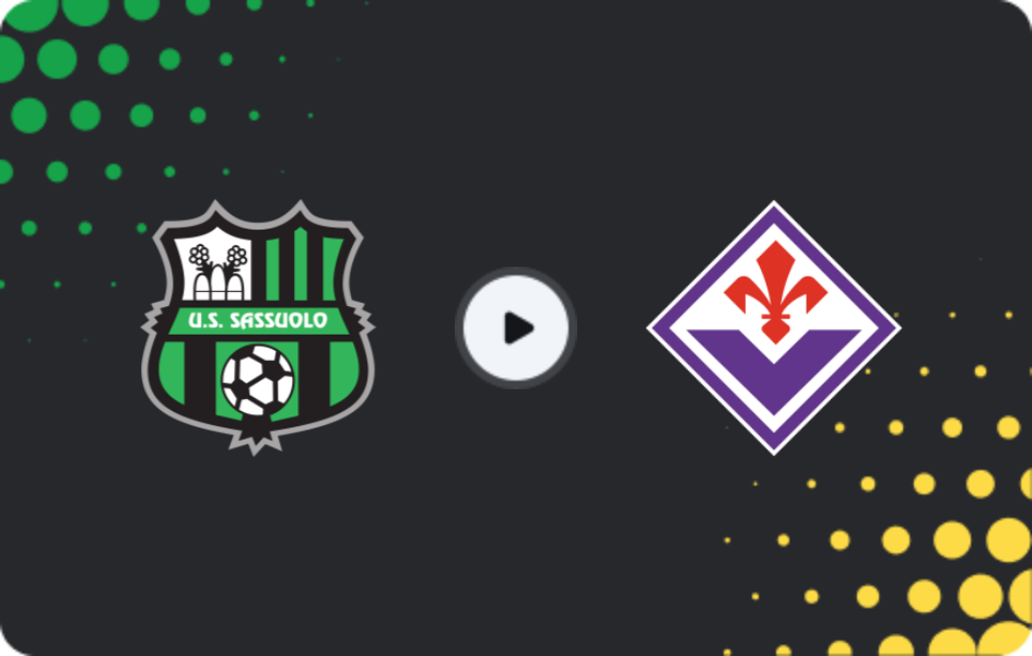 Where to watch Sassuolo — Fiorentina, Serie A, 06.12.2025