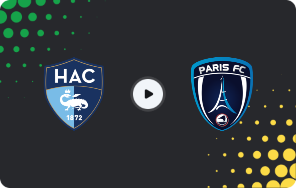 Where to watch Le Havre — Paris FC, Ligue 1, 07.12.2025