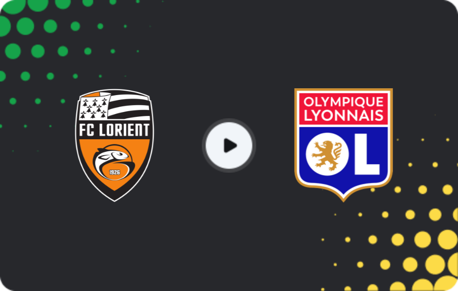 Where to watch Lorient — Lyon, Ligue 1, 07.12.2025
