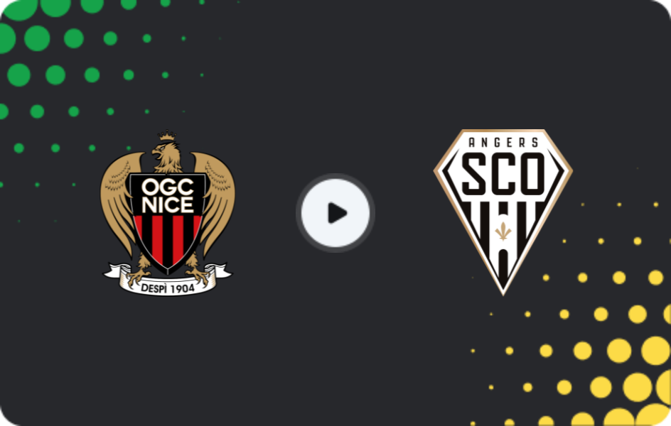 Where to watch Nice — Angers, Ligue 1, 07.12.2025